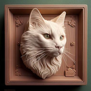 3D модель Турецький Ван кіт (STL)